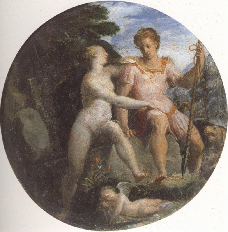 Girolamo Macchietti Venus and Adonis Germany oil painting art
